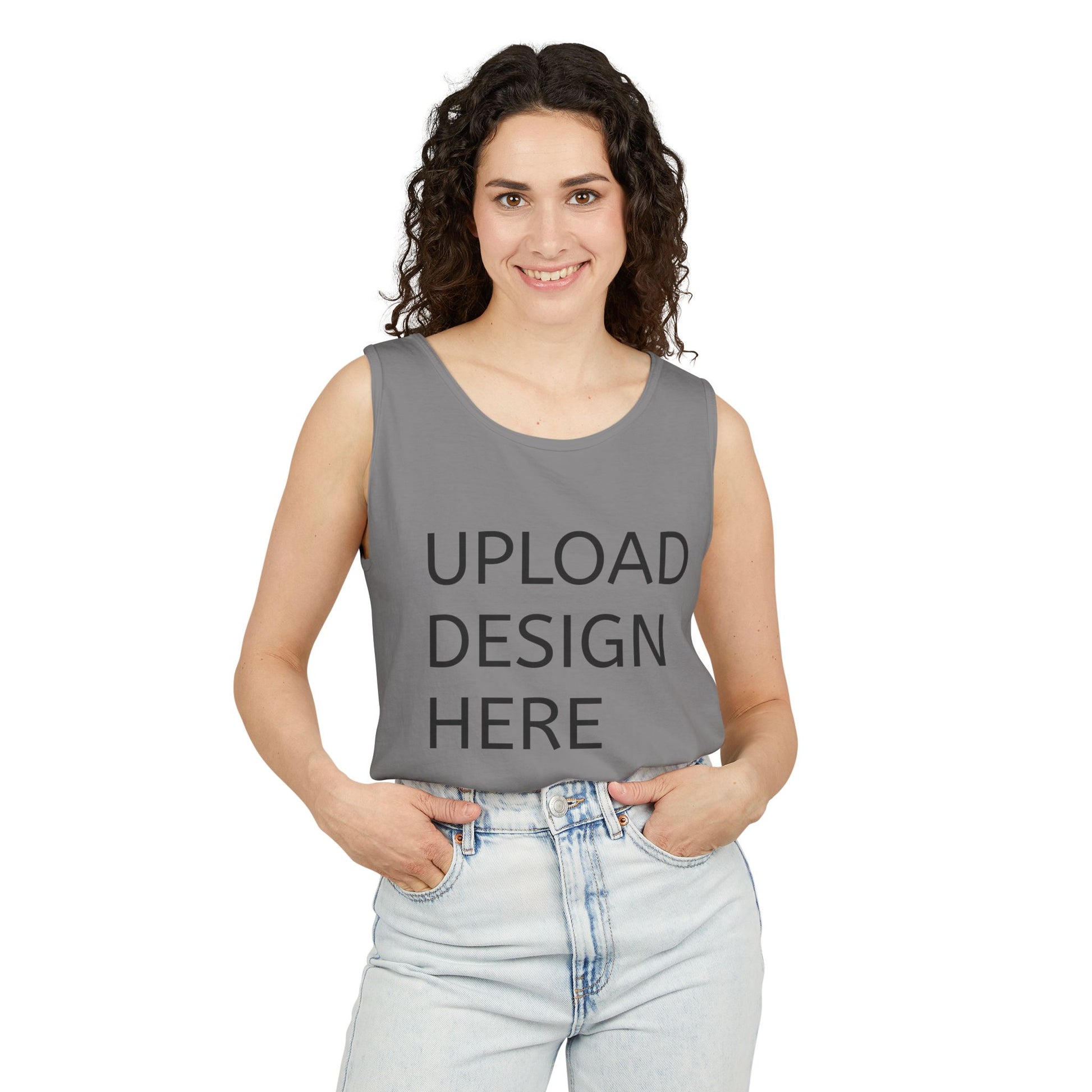 Custom Unisex Garment-Dyed Tank Top - Perfect for Summer BBQs and Casual Outings - Niche hub