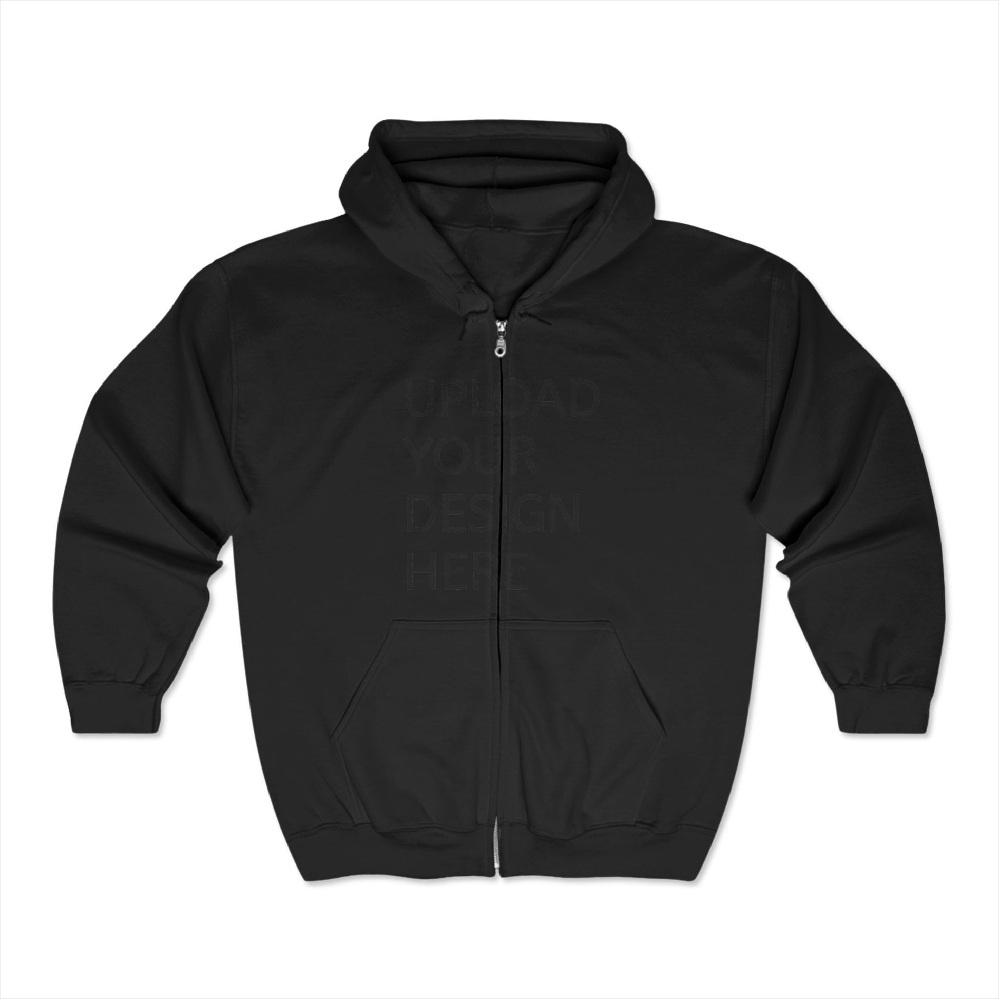 Customizable Full Zip Hoodie – Upload Your Design Here - Niche hub