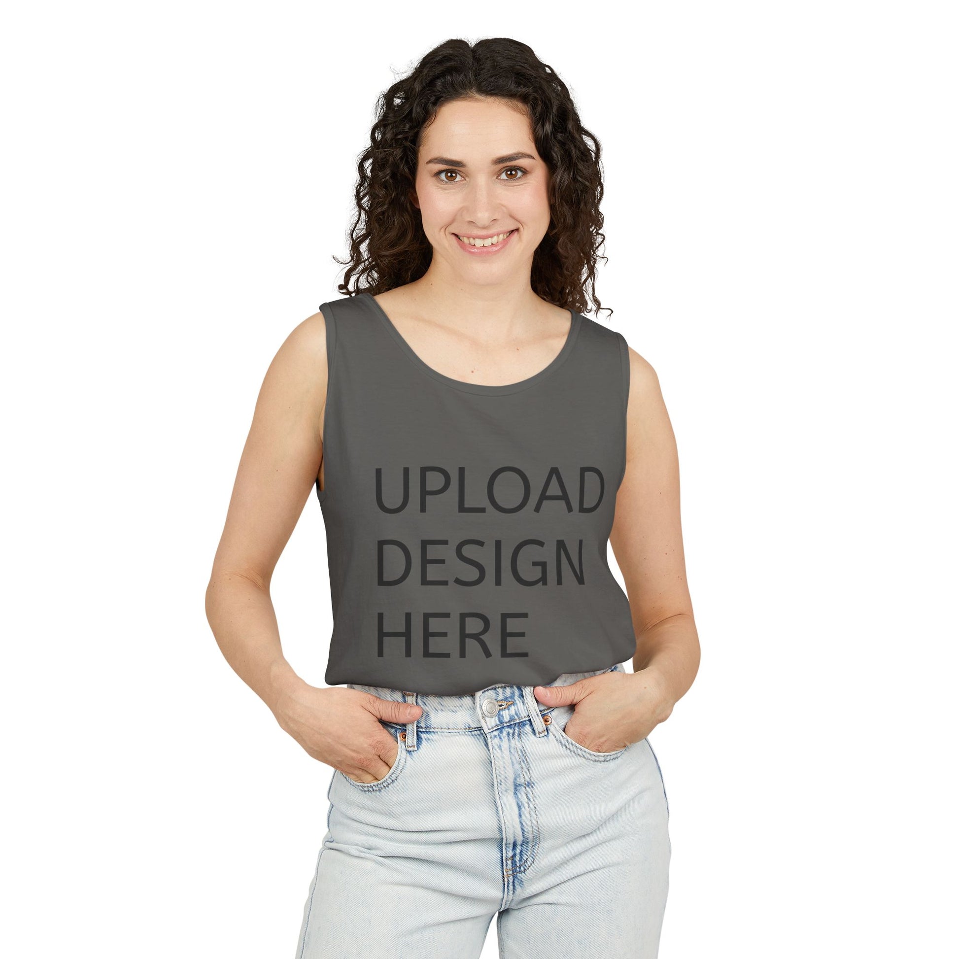 Custom Unisex Garment-Dyed Tank Top - Perfect for Summer BBQs and Casual Outings - Niche hub