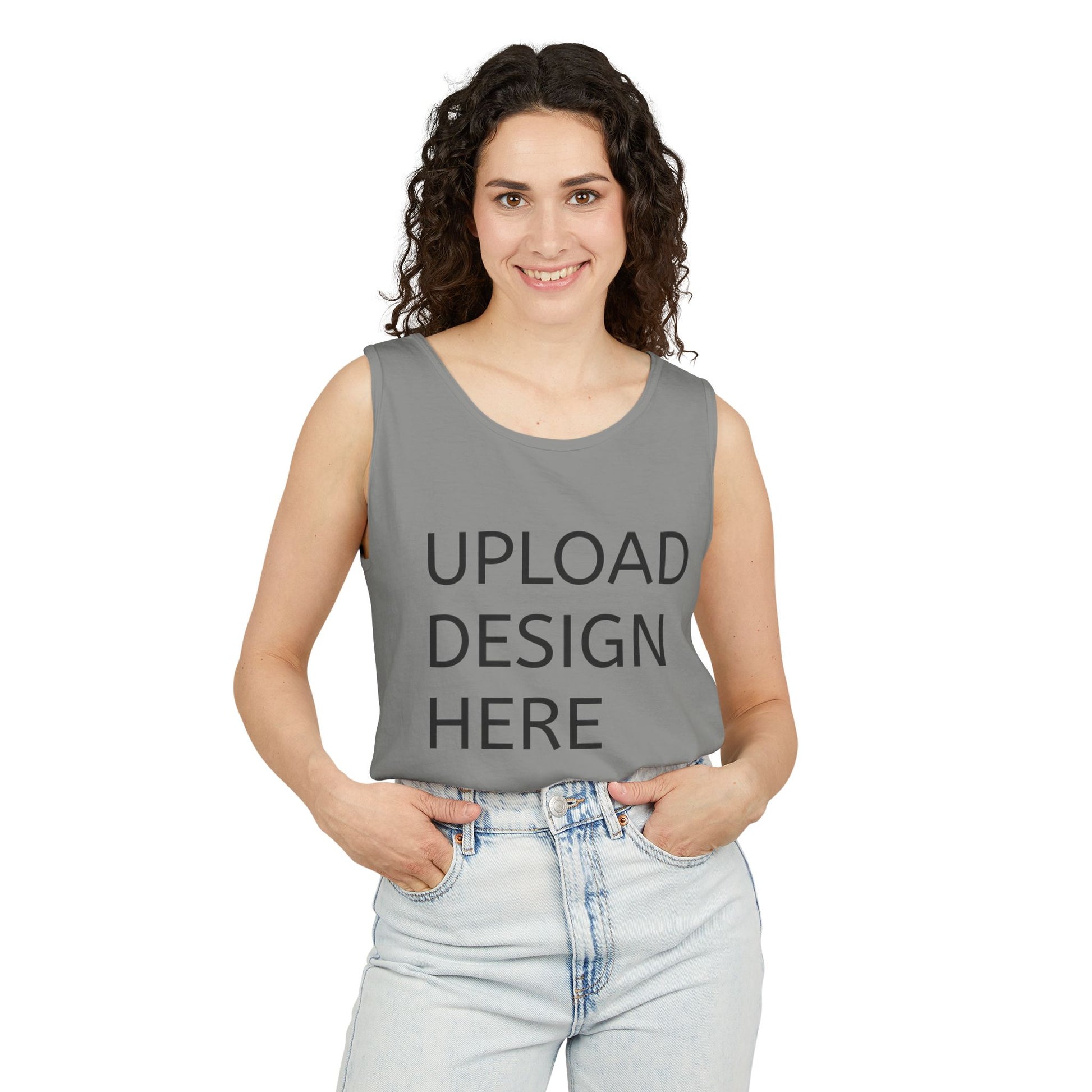 Custom Unisex Garment-Dyed Tank Top - Perfect for Summer BBQs and Casual Outings - Niche hub