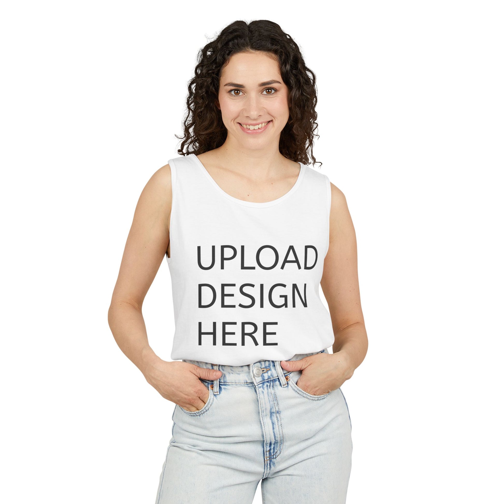 Custom Unisex Garment-Dyed Tank Top - Perfect for Summer BBQs and Casual Outings - Niche hub